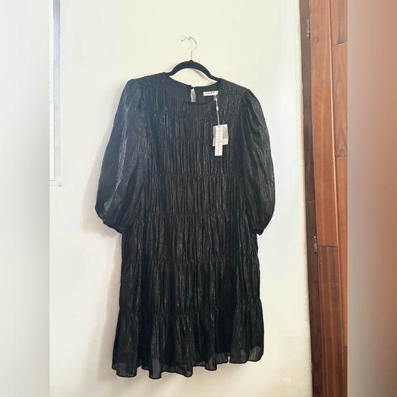 TRINA TURK | BNWT Black Silvery dress | size xs - Picture 9 of 11